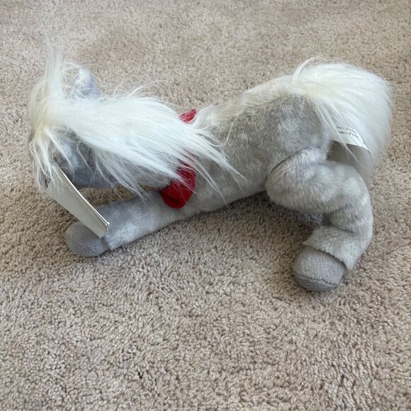 Wells Fargo Shamrock Gray Plush Legendary Pony Stuffed Animal w Tag 2013‎ 14” - Picture 4 of 12